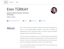 Tablet Screenshot of erenturkay.com
